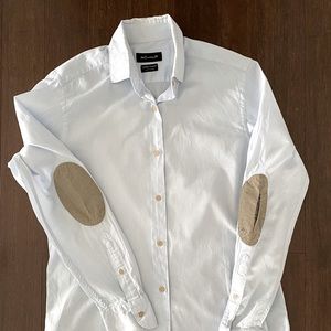 Men’s MASSIMO DUTTI light blue dress shirt